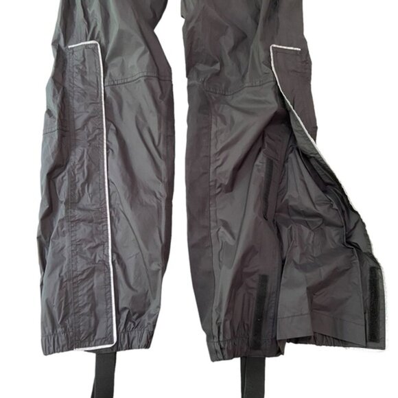 Harley Davidson rain gear 2 pieces suit jacket pants black orange biker X-small - Picture 10 of 14